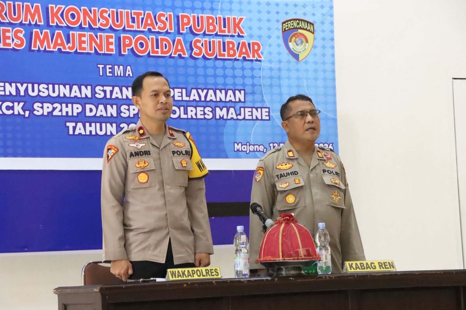Wakapolres Majene Buka Forum Konsultasi Publik 2026, Perkuat Standar ...