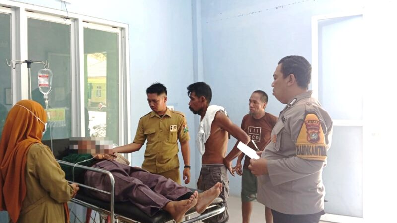 Pengendara Motor Alami Luka Serius, Polsek Malunda Sigap Tangani Kecelakaan