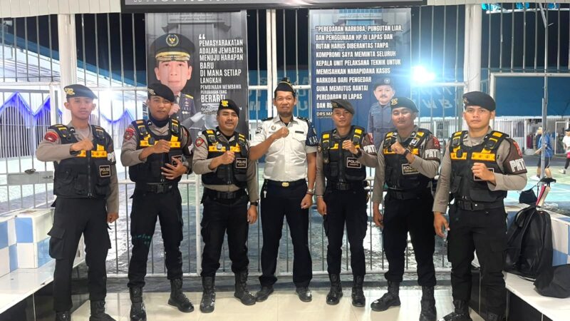 ‎Patroli Malam Satuan Samapta Polres Majene Sasar Rutan Kelas IIB Majene, Perkuat Kolaborasi Keamanan‎