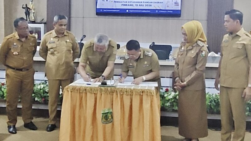 ‎Majene dan Pinrang Resmi Jalin Kerja Sama Ketahanan Pangan