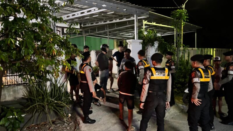 ‎Patroli Malam Sat Samapta Polres Majene  Ciptakan Rasa Aman di Tengah Masyarakat