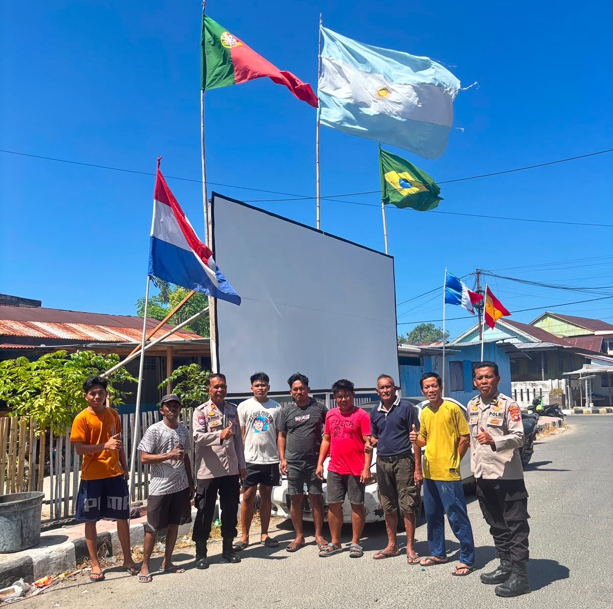 ‎Sat Binmas Polres Majene Ajak Warga Jaga Keamanan dan Ketertiban Jelang Final Piala Dunia 2026