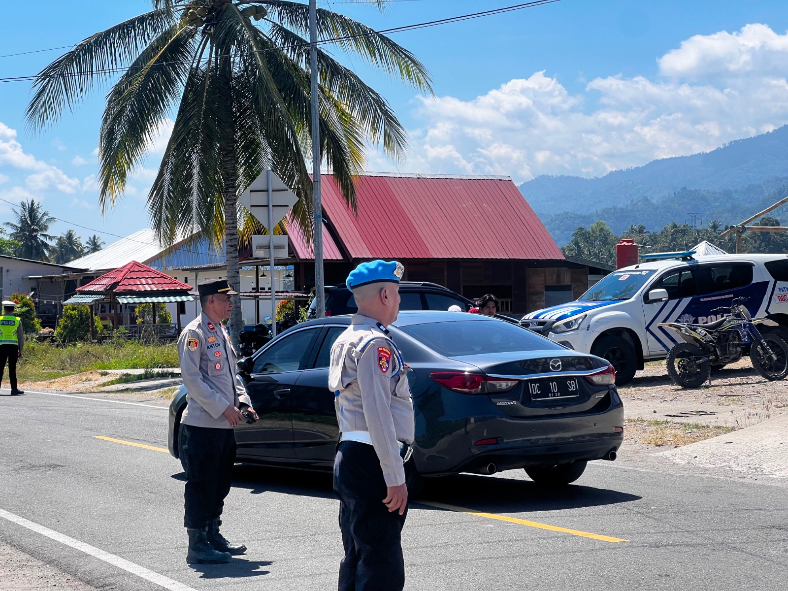 Personel Polres Majene dan Polsek Malunda Amankan Pembukaan Diktukba Polri 2026 di SPN Polda Sulbar