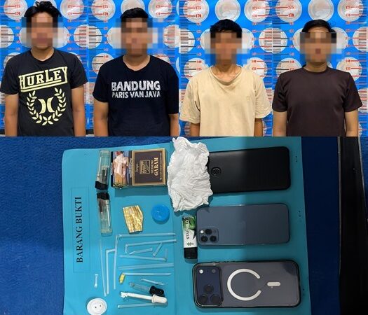 ‎Diduga Terlibat Transaksi Sabu, Empat Pemuda Diamankan Satresnarkoba  Majene