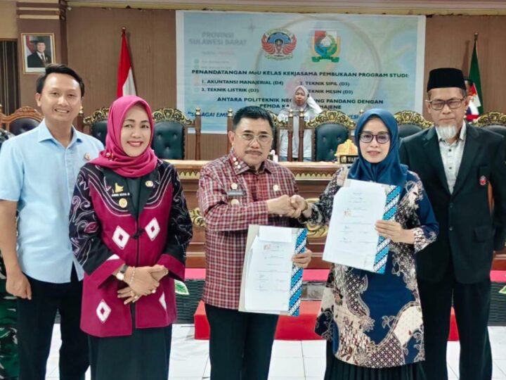 ‎Buka 4 Program Studi, MoU Majene dan Poltek Ujung Pandang Perkuat SDM‎