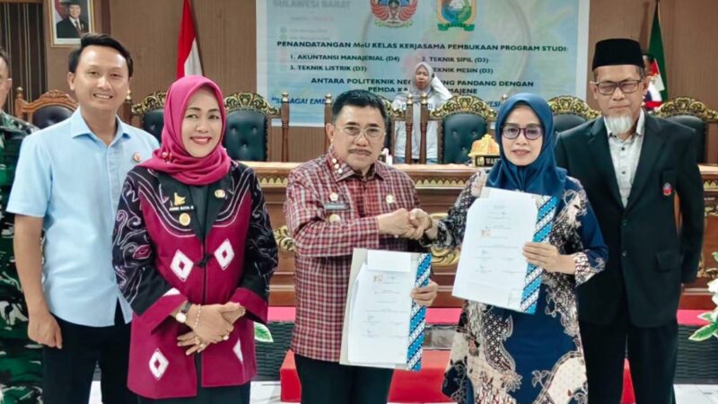 ‎Buka 4 Program Studi, MoU Majene dan Poltek Ujung Pandang Perkuat SDM‎
