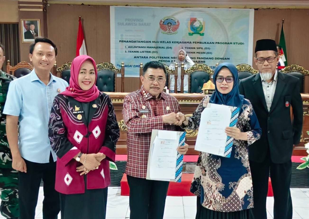 ‎Buka 4 Program Studi, MoU Majene dan Poltek Ujung Pandang Perkuat SDM‎