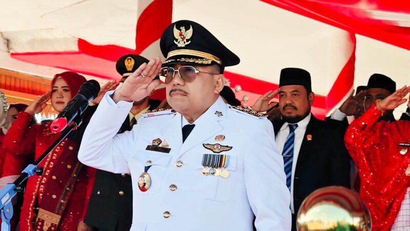 Bupati Majene Pimpin Upacara HUT ke-81 RI di Pendopo