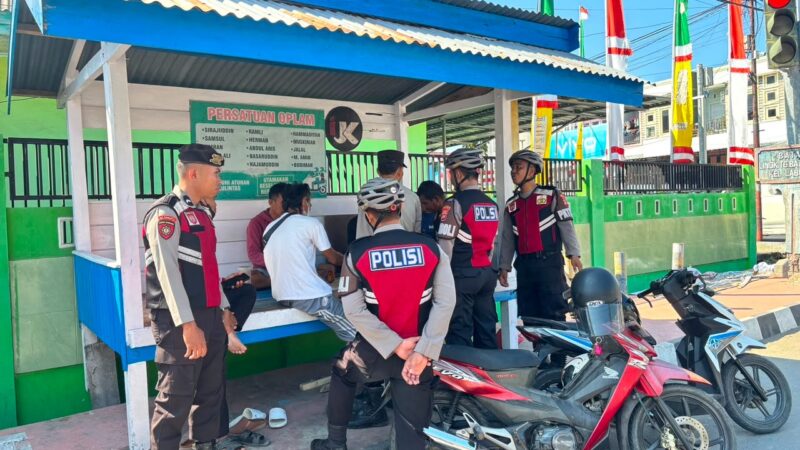 Polres Majene Sasar Sekolah dan Kerumunan, Tekankan Tertib Lalu Lintas