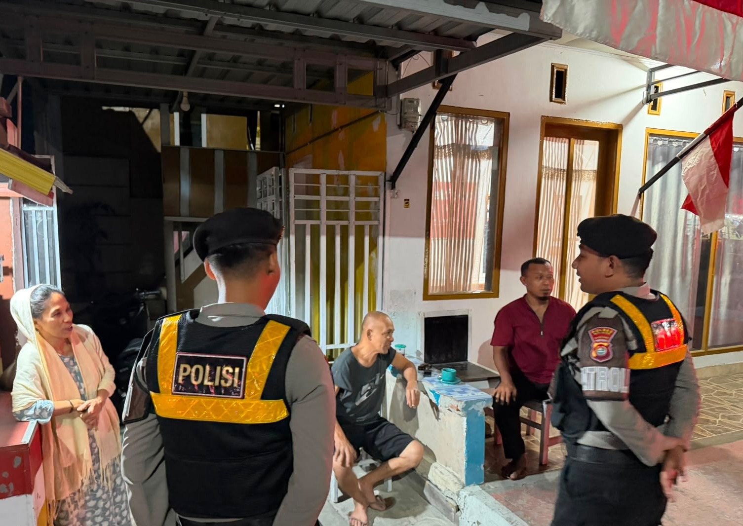 Patroli Malam Polres Majene Sasar Titik Keramaian dan Pemukiman