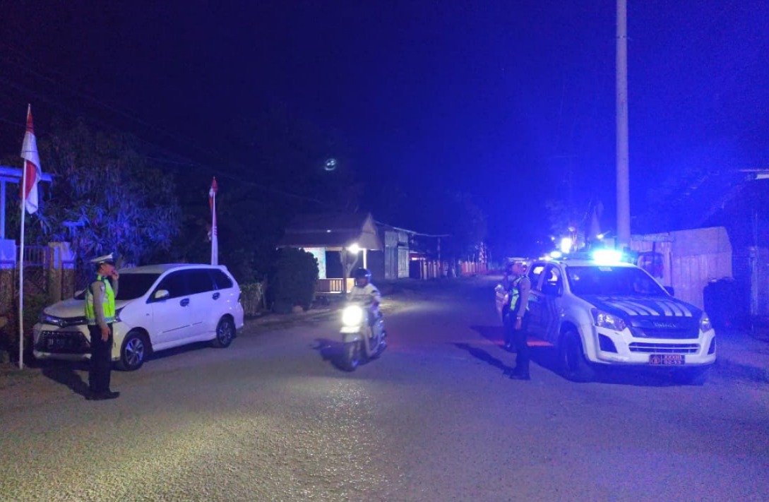 Satlantas Majene Sasar Rawan Pelanggaran