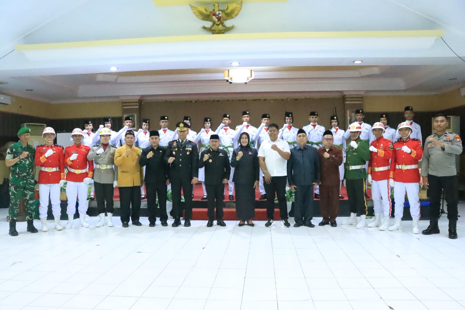 ‎Wakapolres Majene Hadiri Pengukuhan Paskibra