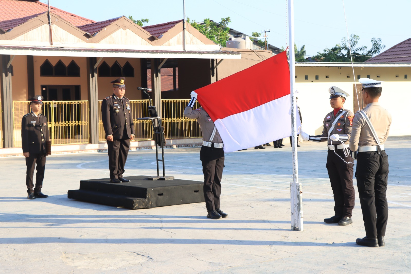 Polres Majene Kobarkan Semangat Pengabdian RI ke 81