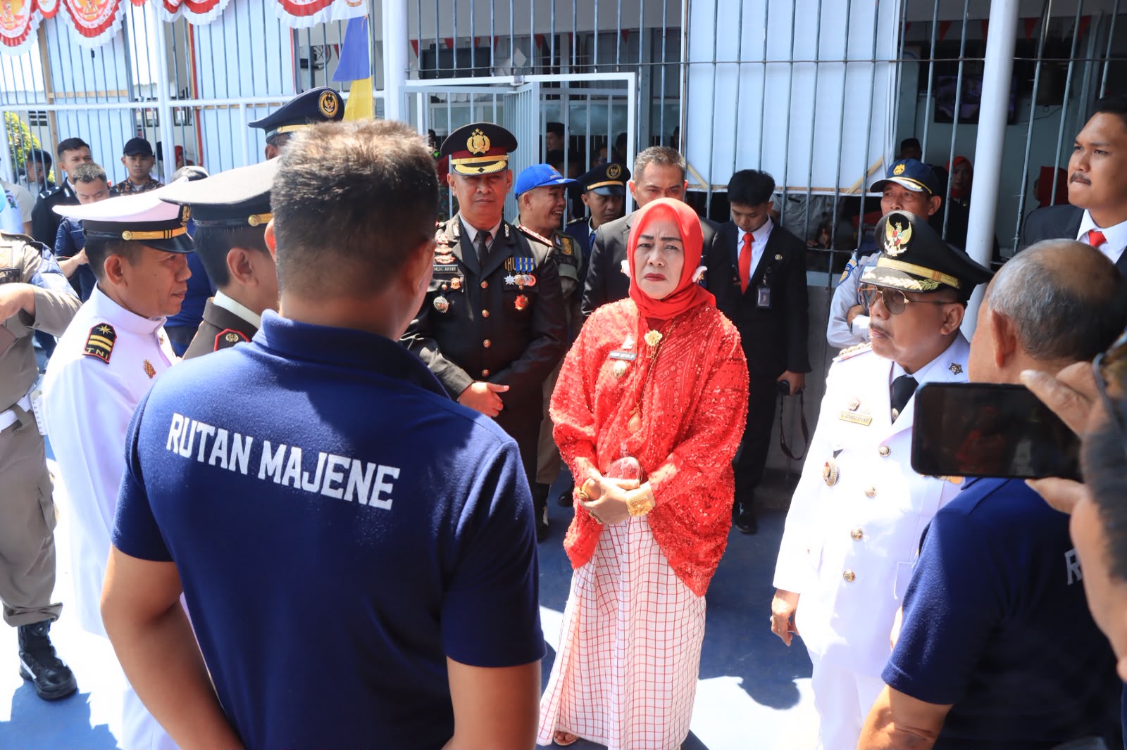 Wakapolres Majene Hadiri Penyerahan Remisi Umum Warga Binaan Kelas IIB
