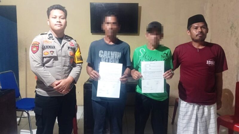 Polsek Malunda Mediasi Kasus Penganiayaan Anak