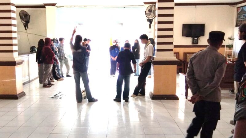 Polres Majene Kawal Aksi Damai PMII Unsulbar