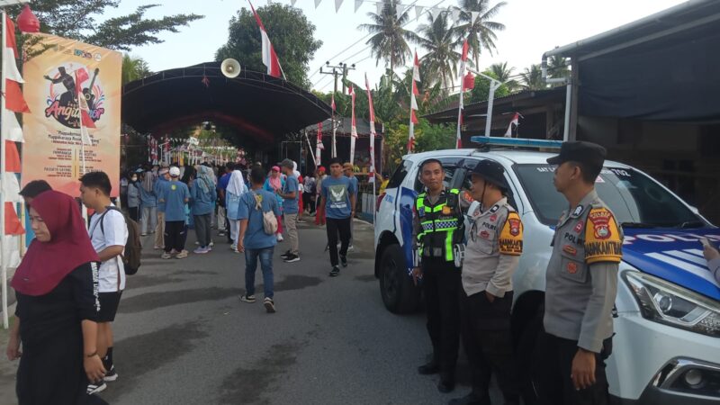 Polres Majene Amankan Jalan Sehat Mappatukkanna Nasionalisme