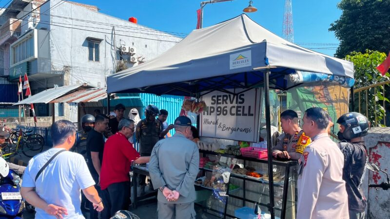 Pemkab Majene Tertibkan PKL, Polres Majene Dukung Majene Mappacing