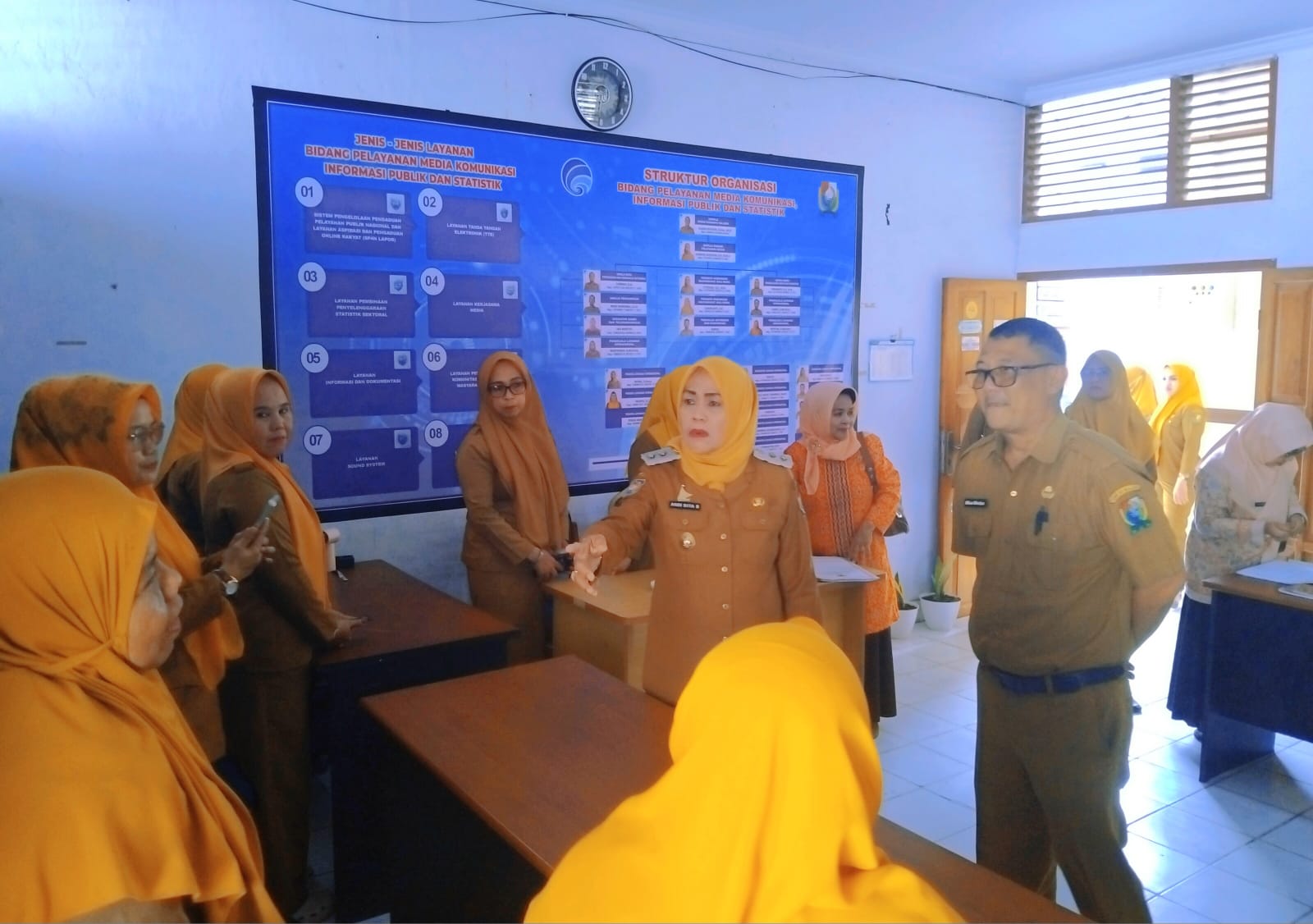 Diskominfo Majene Tampilkan Lingkungan Bersih