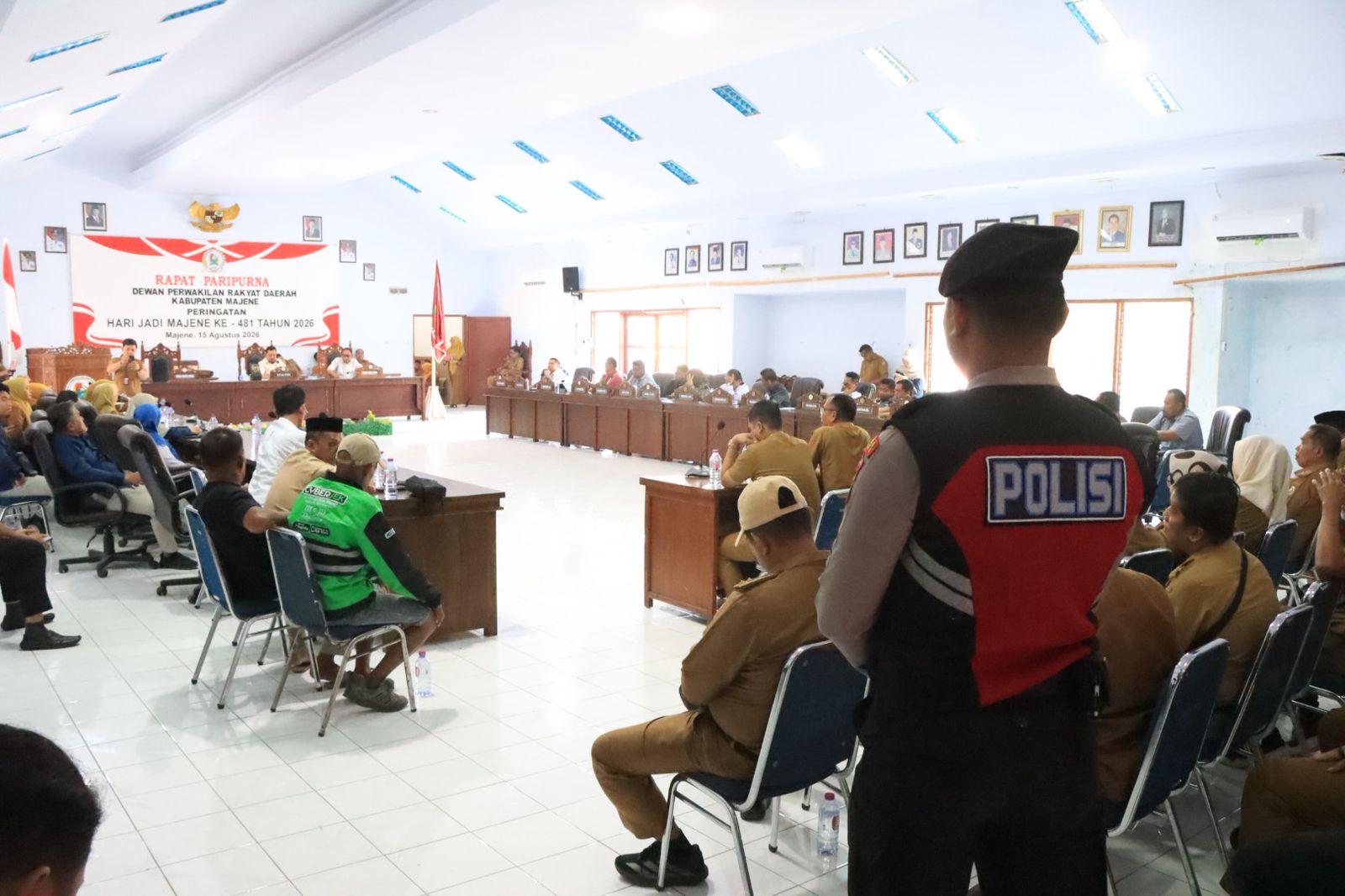 Polres Majene Kerahkan Personel Kawal Penyampaian Aspirasi LP-HAM Sulbar