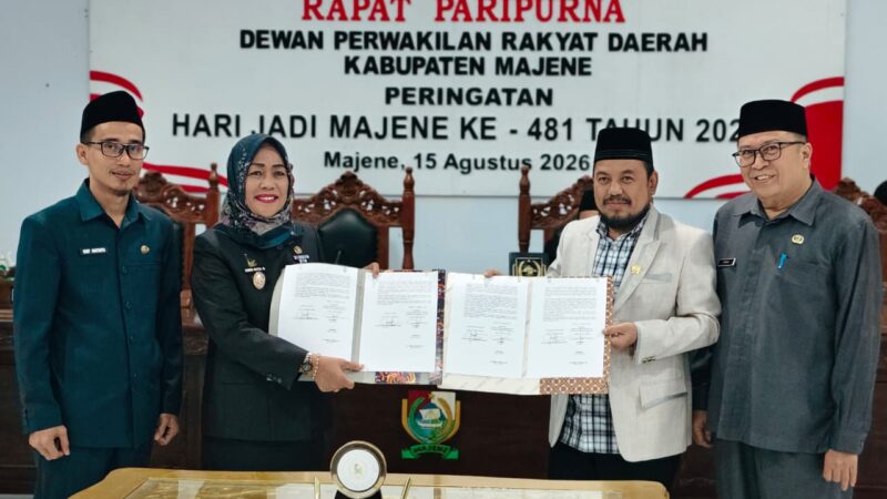 Pemkab dan DPRD Majene Sepakati Perubahan KUA-PPAS TA 2026