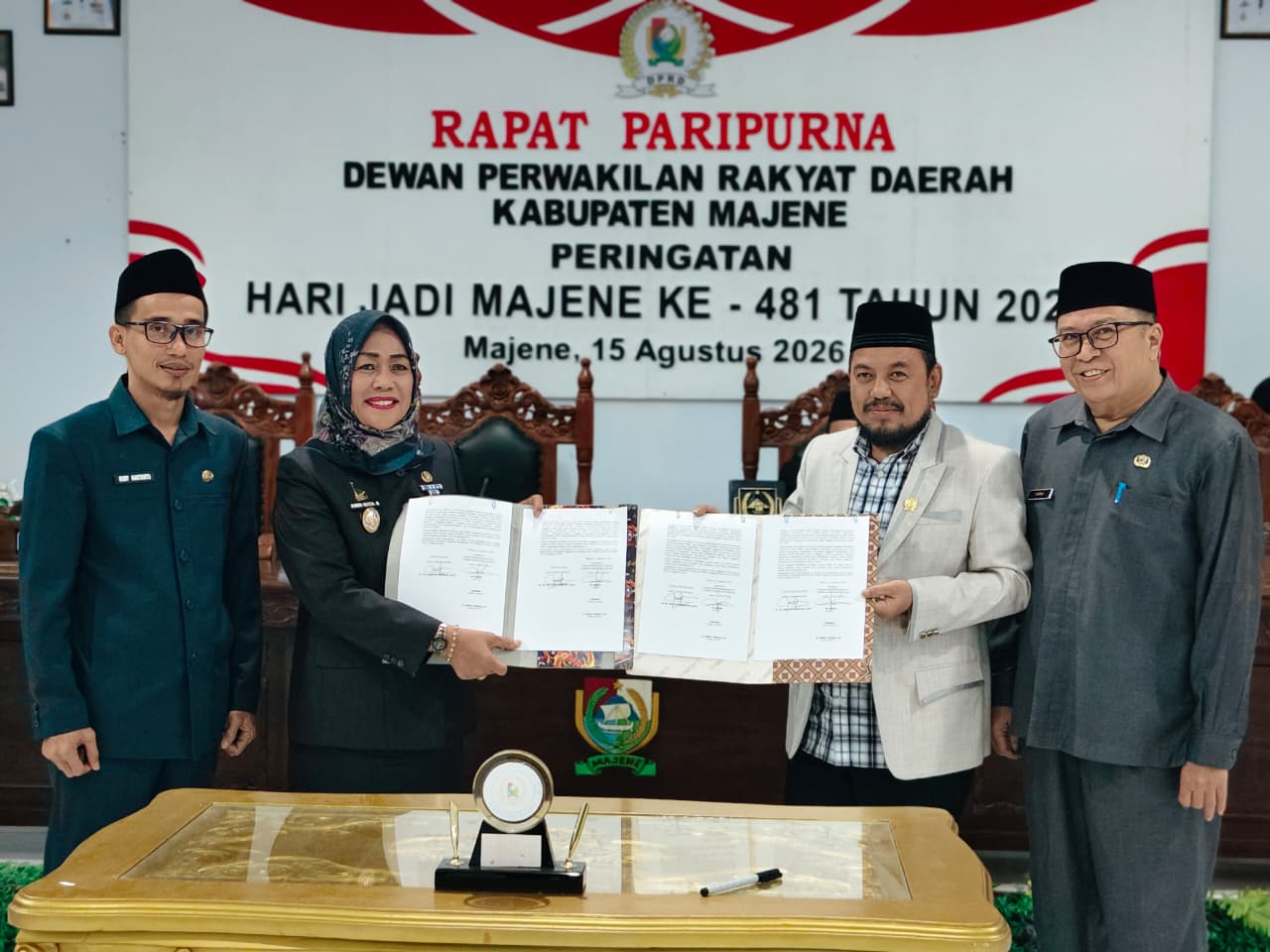 Pemkab dan DPRD Majene Sepakati Perubahan KUA-PPAS TA 2026