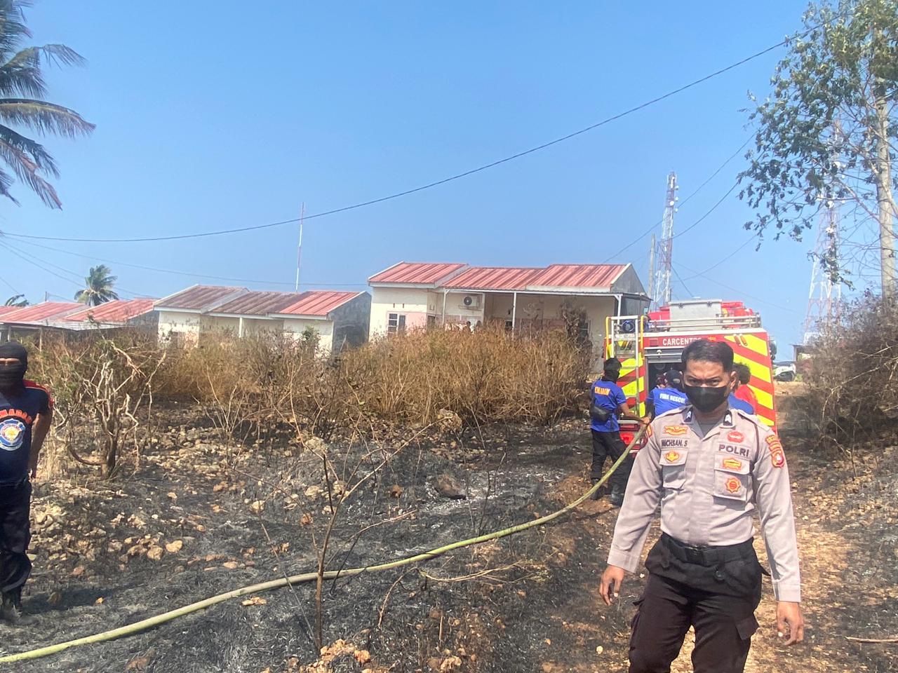 Kebakaran Lahan di Rangas Pabesoang Berhasil Dipadamkan