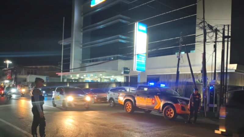 Patroli Malam Sat Samapta Polres Majene Sasar Titik Keramaian