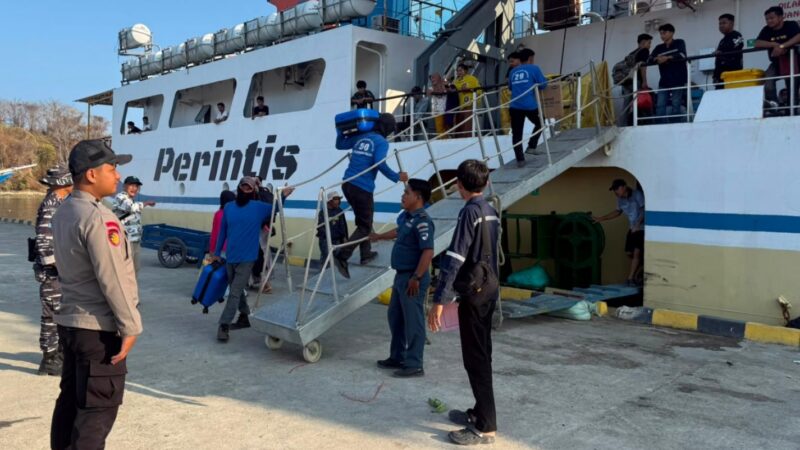Satpolair Polres Majene Perketat Pengawasan, 186 Penumpang KM Sabuk Nusantara 93