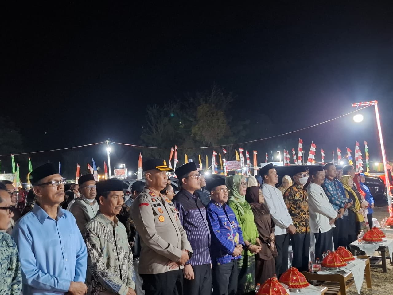 ‎Wakapolres Majene Hadiri Malam Resepsi Semarak HUT Ke-81 di Sendana