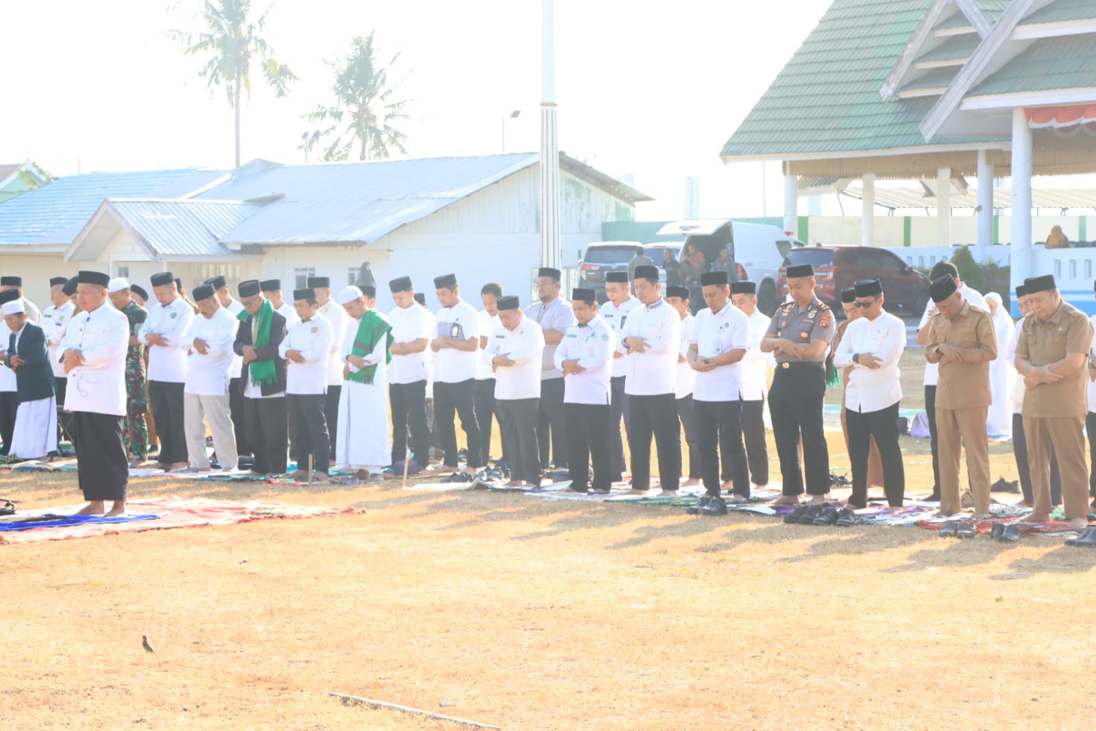 Wakapolres Majene Hadiri Shalat Istisqa,  Panjatkan Doa Memohon Hujan