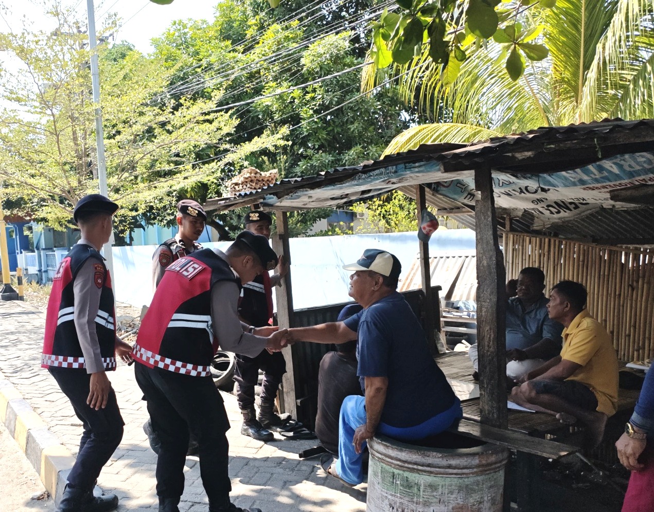 Patroli Bersepeda, Polres Majene Sasar Jalan dan Pangkalan Ojek
