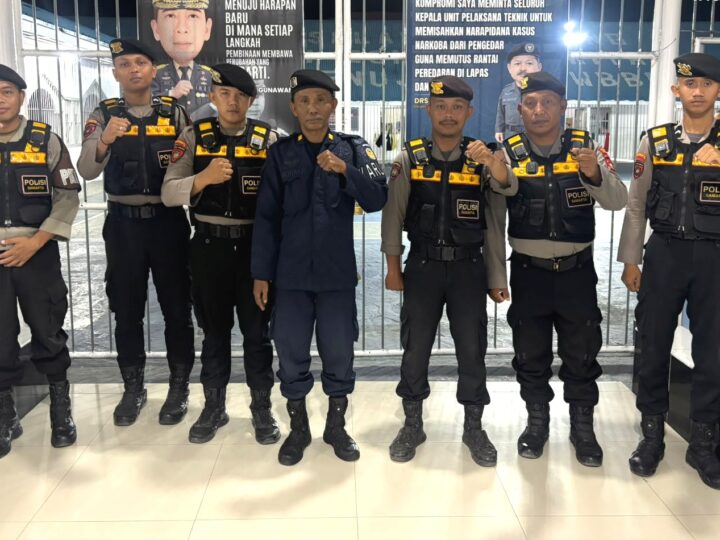 Patroli Malam Samapta Polres Majene Sasar Rutan Kelas II B‎