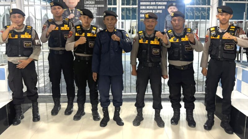 Patroli Malam Samapta Polres Majene Sasar Rutan Kelas II B‎