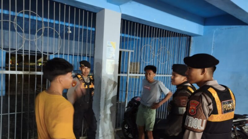 Patroli Malam Polres Majene Sasar Ruas Jalan dan Kerumunan Warga