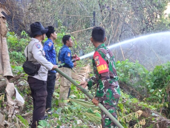 Kebakaran Lahan di Puawang Meluas,  Padamkan Api hingga Sore