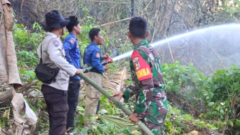 Kebakaran Lahan di Puawang Meluas,  Padamkan Api hingga Sore