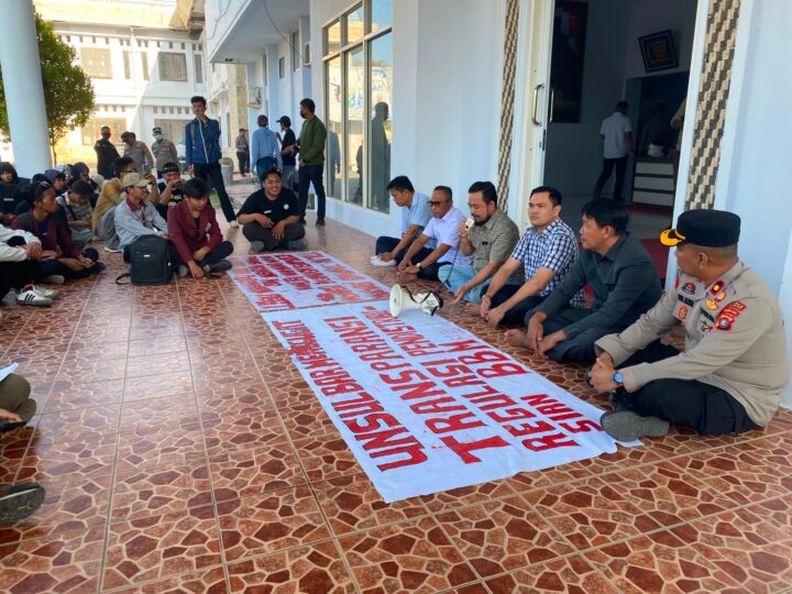 Polres Majene Amankan Aksi Damai BEM Unsulbar