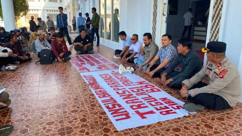 Polres Majene Amankan Aksi Damai BEM Unsulbar