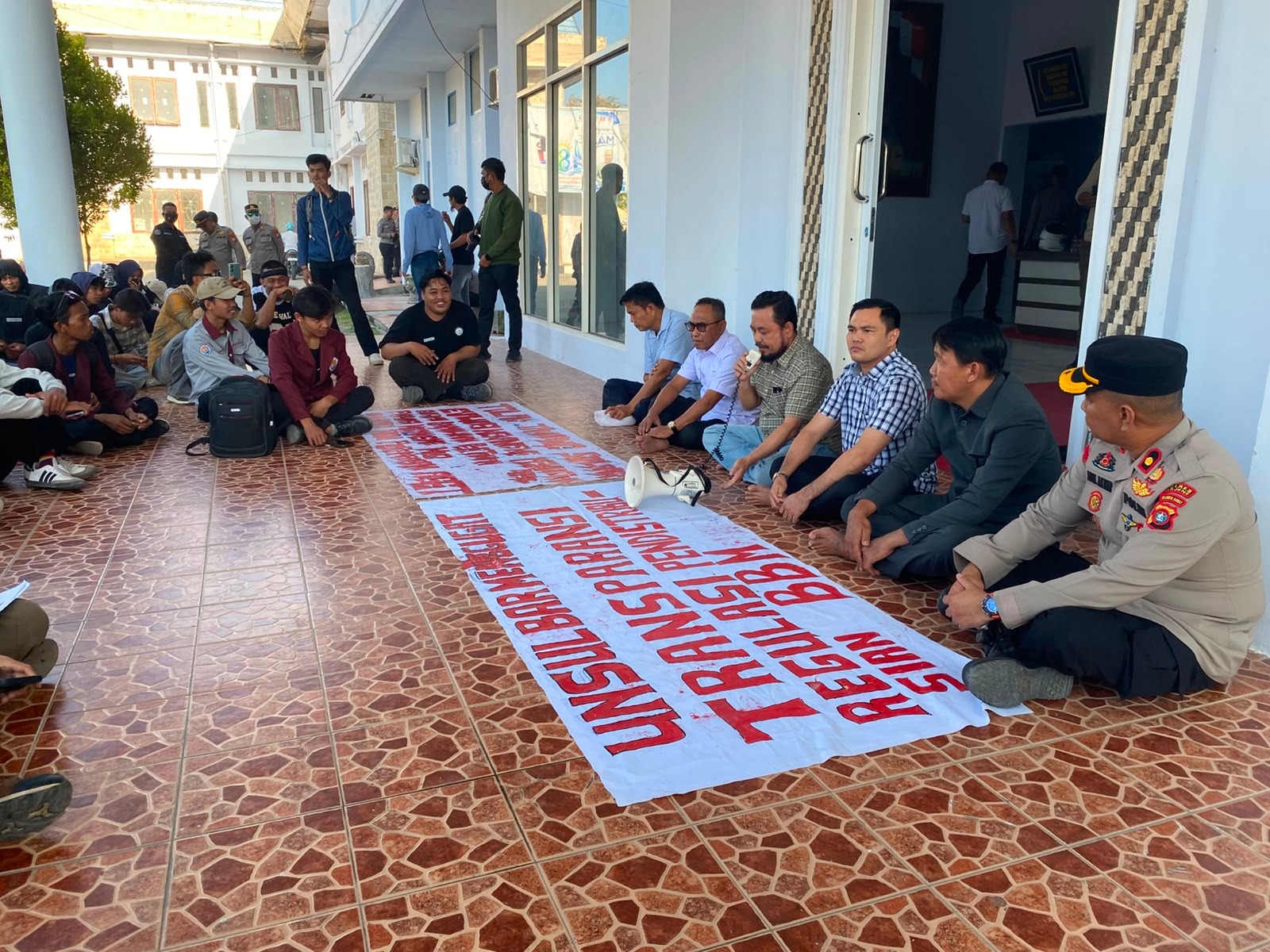 Polres Majene Amankan Aksi Damai BEM Unsulbar