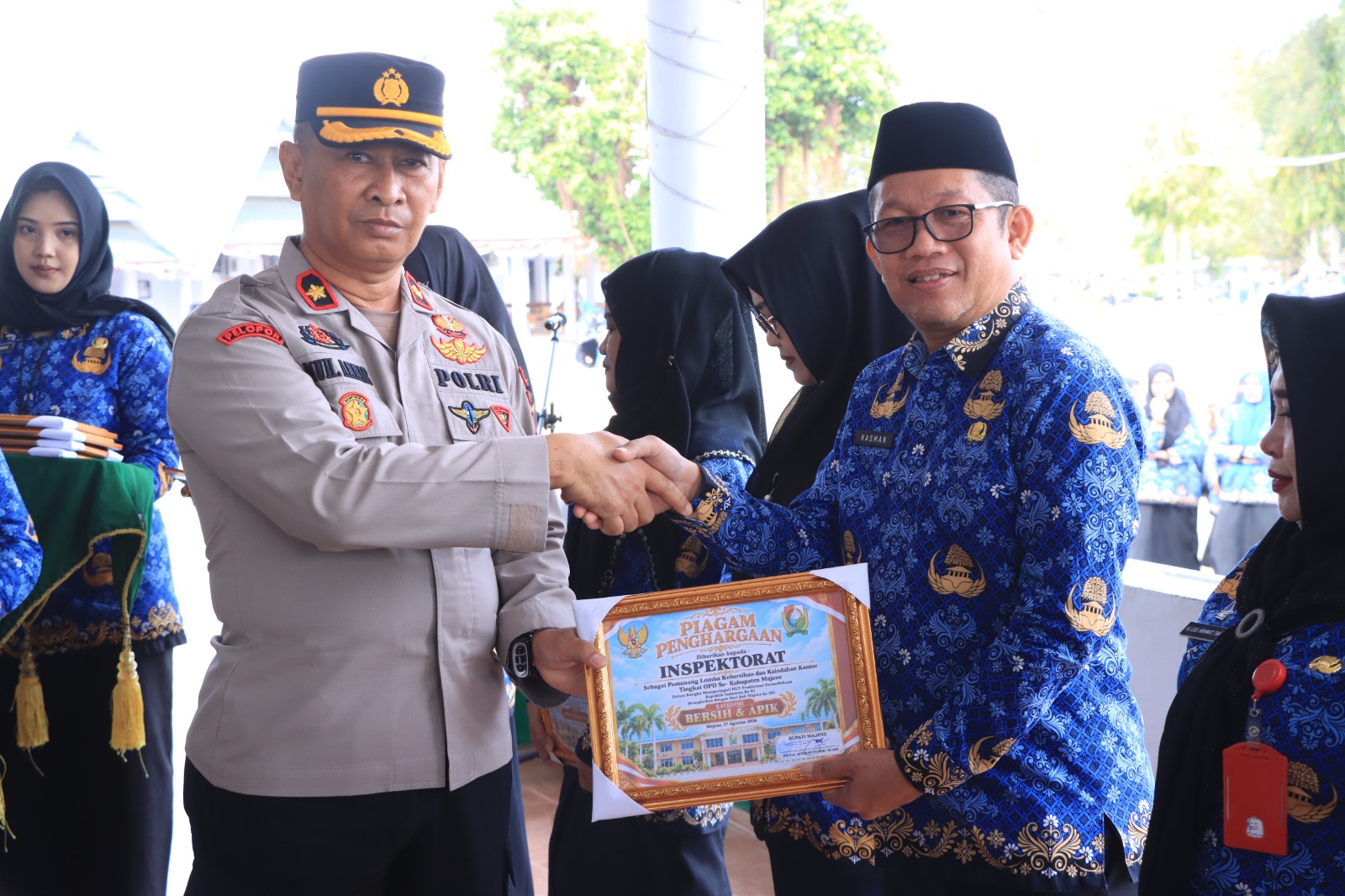 Wakapolres Majene Hadiri Upacara Kesadaran Nasional‎