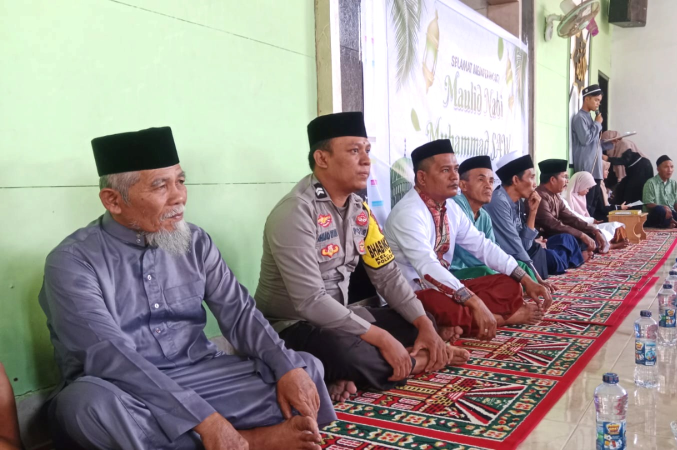 ‎Maulid Nabi di Rangas Timur, Bhabinkamtibmas Polsek Banggae Hadir