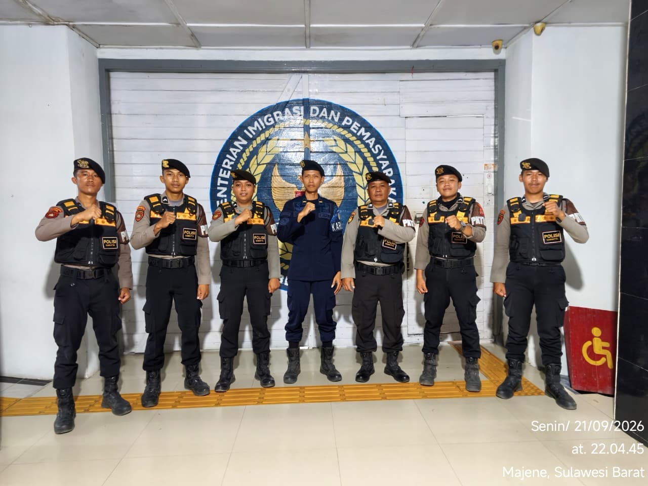 Samapta Polres Majene Perkuat Pengamanan Rutan