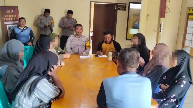 Polsek Banggae Selesaikan Kasus Pencemaran Nama Baik Lewat Mediasi