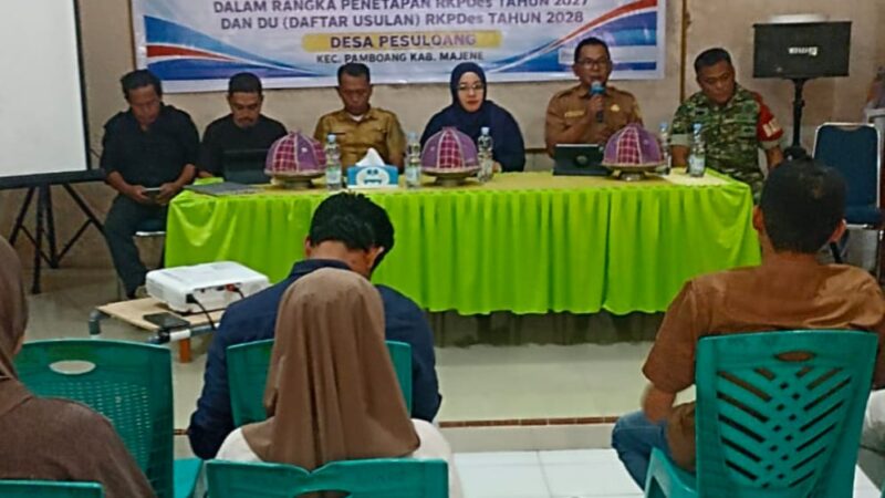 ‎Musrenbangdes Pesuloang Bahas Prioritas Pembangunan 2027