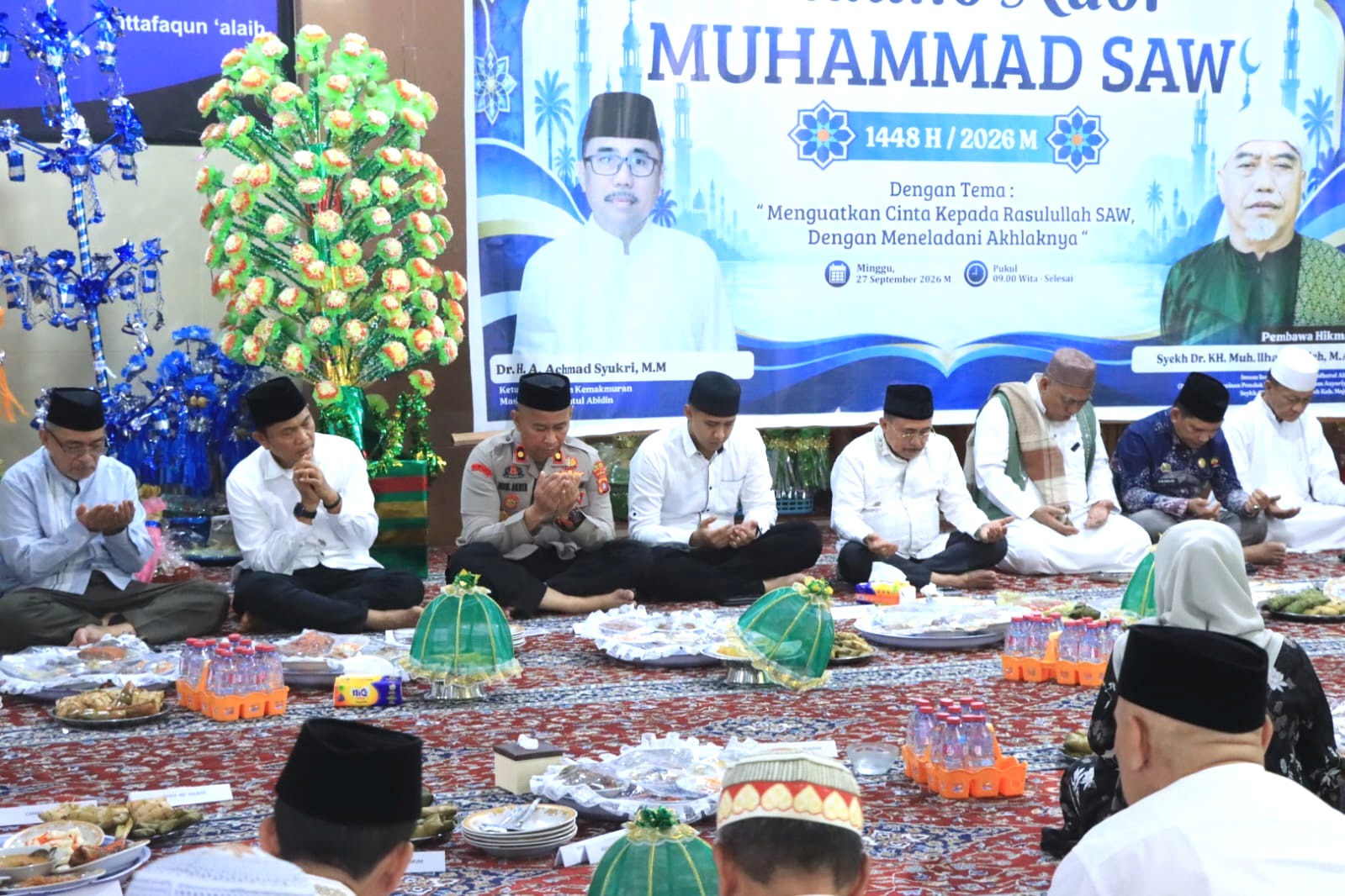 Wakapolres Majene Hadiri Maulid Nabi, Ajak Teladani Akhlak Rasulullah