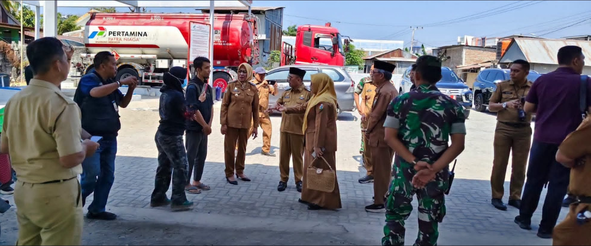Bupati dan Wabup Majene Sidak SPBU, Pastikan Penyaluran BBM Tepat Sasaran‎