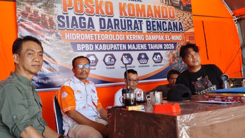 Posko Darurat El-Nino: BPBD Majene Perkuat Kesiapsiagaan