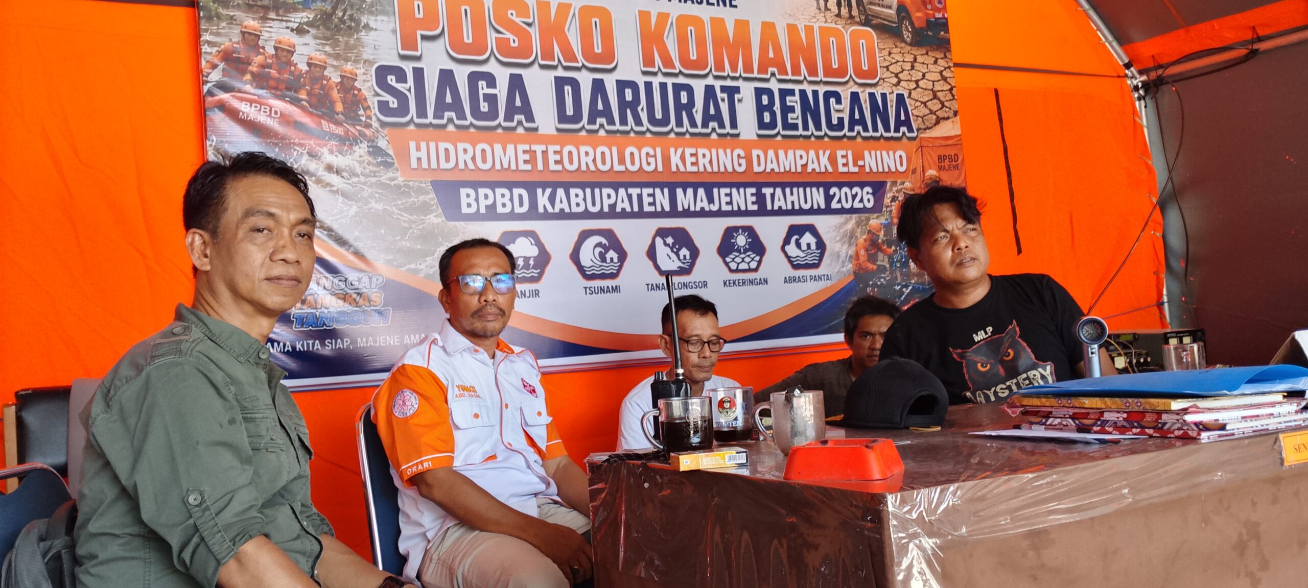 Posko Darurat El-Nino: BPBD Majene Perkuat Kesiapsiagaan