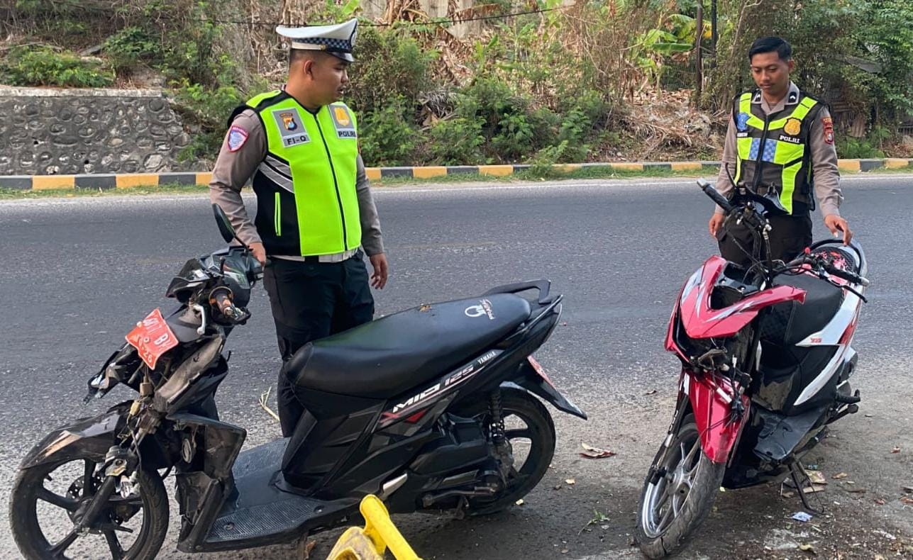 Dua Motor Bertabrakan di Majene, Korban Tewas Satu